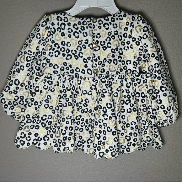 NEW Rachel Zoe leopard baby girl 2 piece set infant size 6-9 months - Picture 4 of 5
